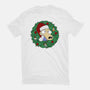 Rockoing Around The Christmas Tree-Womens-Basic-Tee-Alexhefe