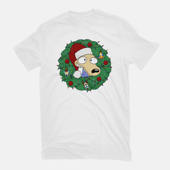 Rockoing Around The Christmas Tree-Womens-Fitted-Tee-Alexhefe