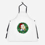 Rockoing Around The Christmas Tree-Unisex-Kitchen-Apron-Alexhefe