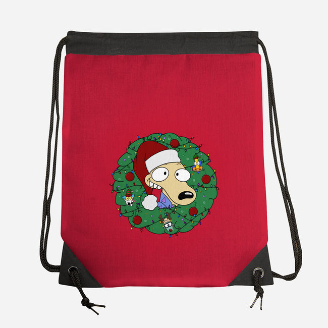 Rockoing Around The Christmas Tree-None-Drawstring-Bag-Alexhefe