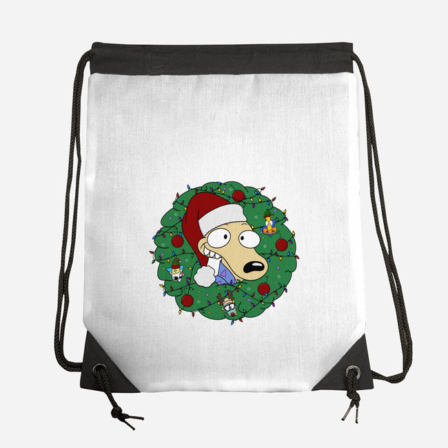 Rockoing Around The Christmas Tree-None-Drawstring-Bag-Alexhefe