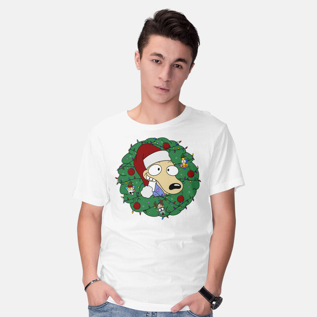 Rockoing Around The Christmas Tree-Mens-Basic-Tee-Alexhefe