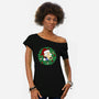 Rockoing Around The Christmas Tree-Womens-Off Shoulder-Tee-Alexhefe