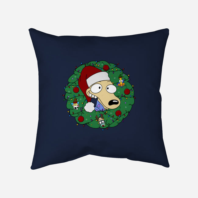 Rockoing Around The Christmas Tree-None-Removable Cover w Insert-Throw Pillow-Alexhefe