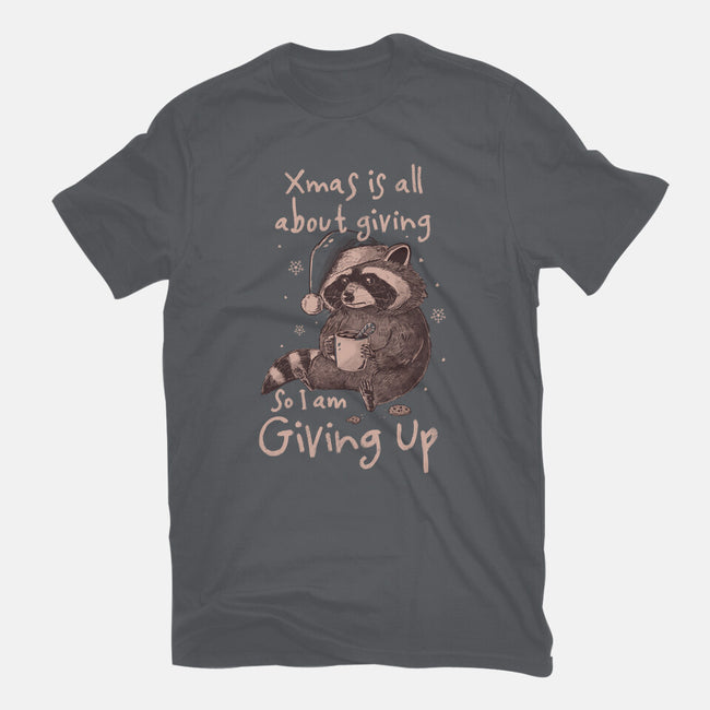 Giving Up Christmas-Womens-Basic-Tee-eduely