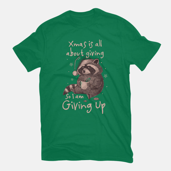 Giving Up Christmas-Womens-Basic-Tee-eduely