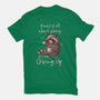 Giving Up Christmas-Womens-Basic-Tee-eduely