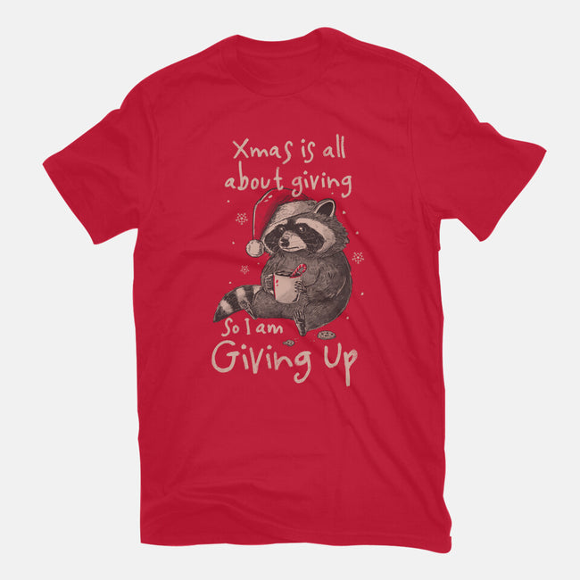 Giving Up Christmas-Womens-Basic-Tee-eduely