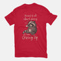 Giving Up Christmas-Womens-Basic-Tee-eduely