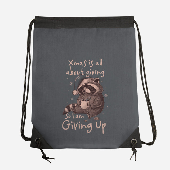 Giving Up Christmas-None-Drawstring-Bag-eduely