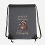 Giving Up Christmas-None-Drawstring-Bag-eduely