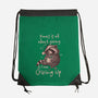Giving Up Christmas-None-Drawstring-Bag-eduely