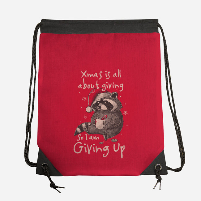 Giving Up Christmas-None-Drawstring-Bag-eduely