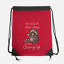 Giving Up Christmas-None-Drawstring-Bag-eduely