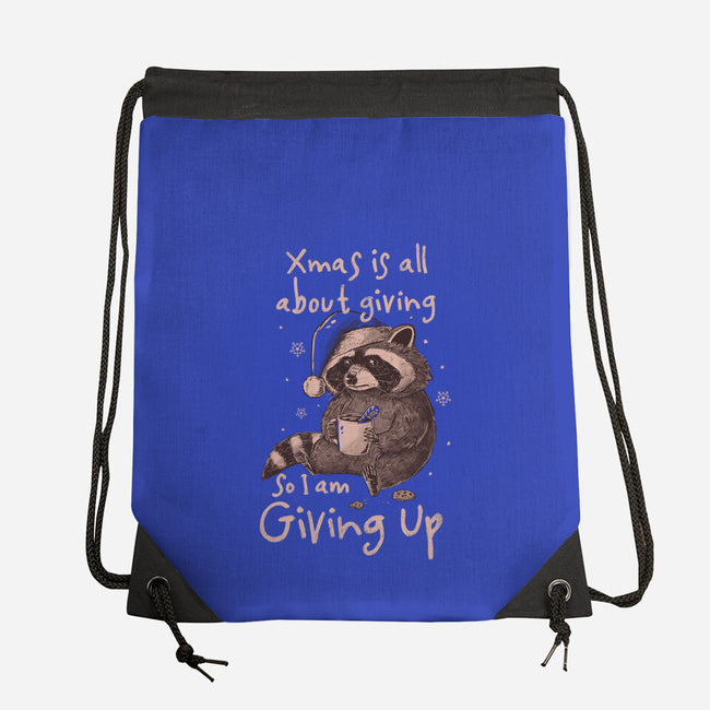 Giving Up Christmas-None-Drawstring-Bag-eduely