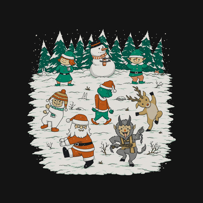 Christmas Dance-Womens-Basic-Tee-pigboom