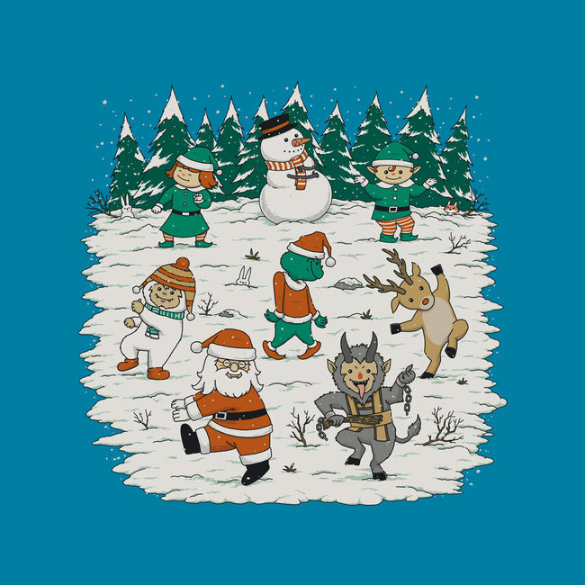 Christmas Dance-None-Polyester-Shower Curtain-pigboom