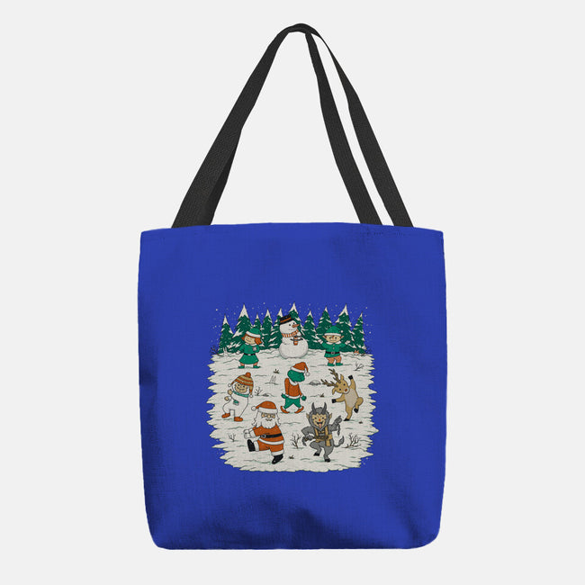 Christmas Dance-None-Basic Tote-Bag-pigboom