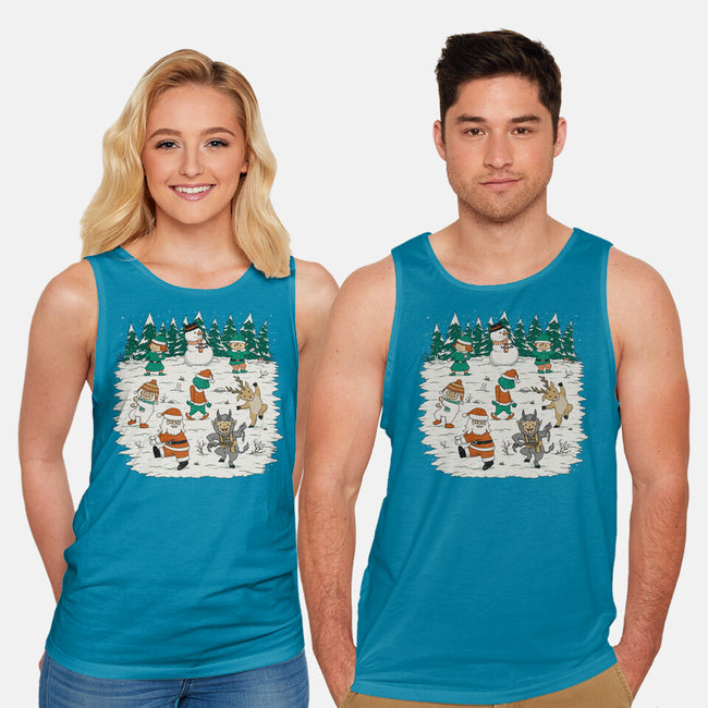 Christmas Dance-Unisex-Basic-Tank-pigboom