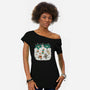 Christmas Dance-Womens-Off Shoulder-Tee-pigboom