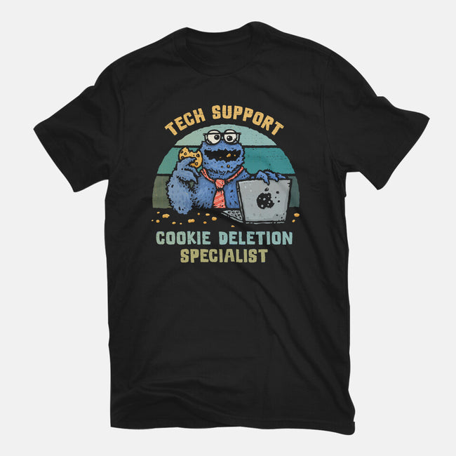 Cookie Deletion Specialist-Womens-Basic-Tee-kg07