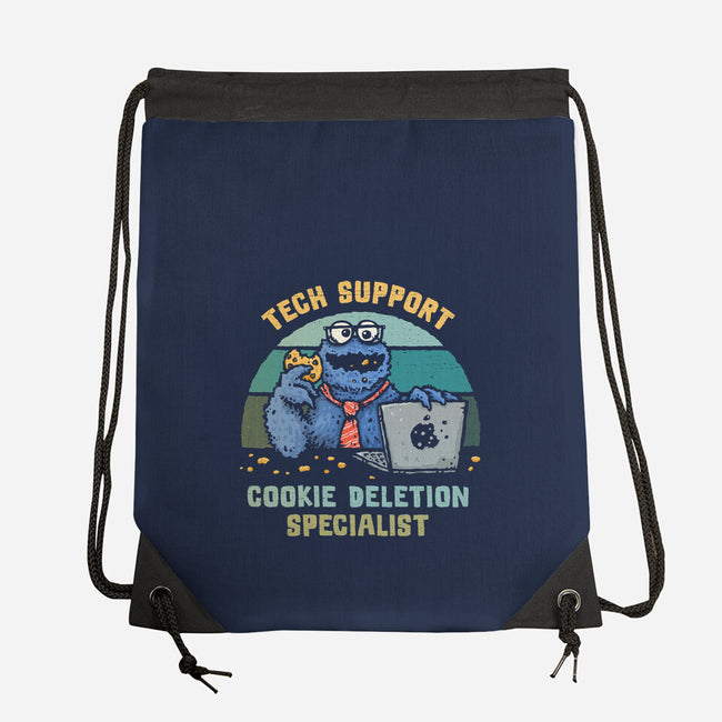 Cookie Deletion Specialist-None-Drawstring-Bag-kg07