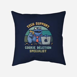 Cookie Deletion Specialist-None-Removable Cover w Insert-Throw Pillow-kg07