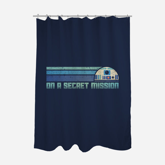 On A Secret Mission-None-Polyester-Shower Curtain-kg07