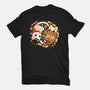 Ginger Snow Cats-Womens-Fitted-Tee-Vallina84