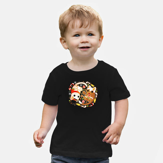 Ginger Snow Cats-Baby-Basic-Tee-Vallina84