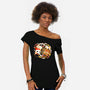 Ginger Snow Cats-Womens-Off Shoulder-Tee-Vallina84