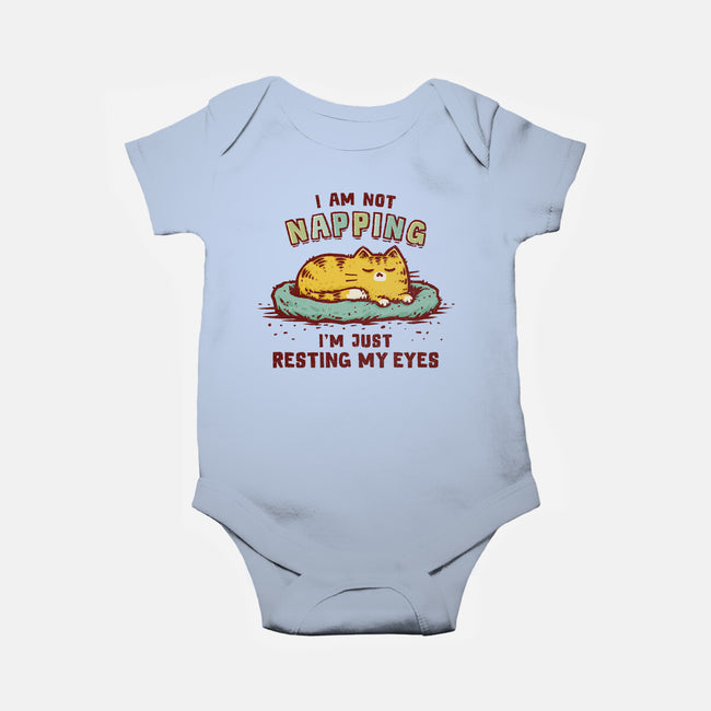 I'm Just Resting My Eyes-Baby-Basic-Onesie-kg07