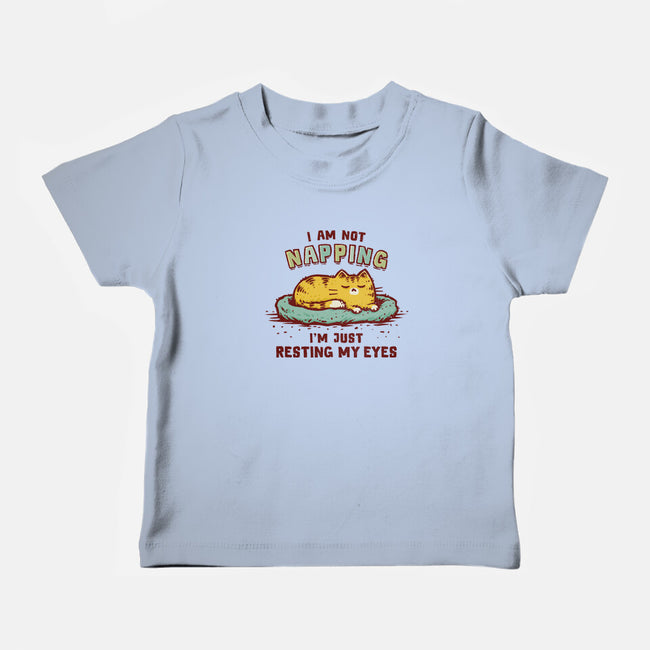 I'm Just Resting My Eyes-Baby-Basic-Tee-kg07