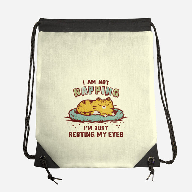 I'm Just Resting My Eyes-None-Drawstring-Bag-kg07