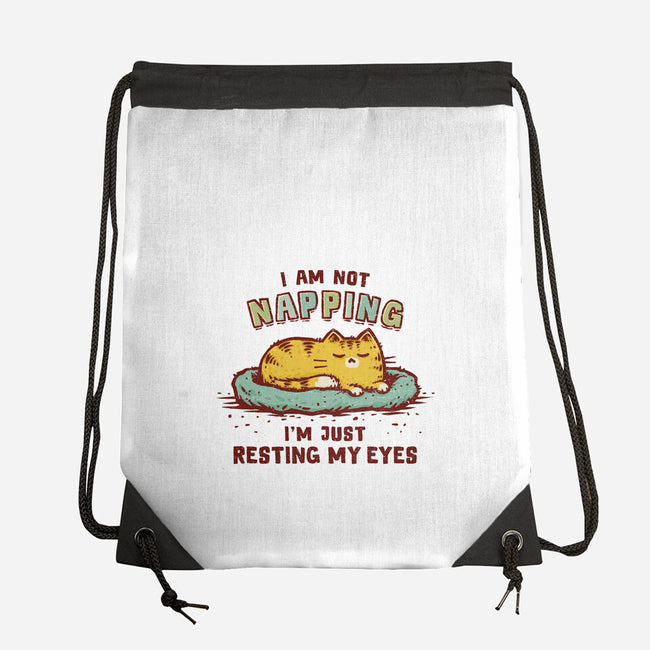 I'm Just Resting My Eyes-None-Drawstring-Bag-kg07