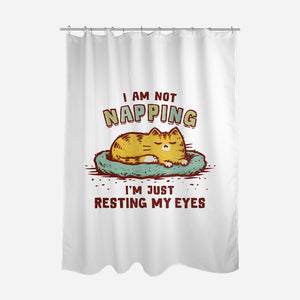 I'm Just Resting My Eyes-None-Polyester-Shower Curtain-kg07