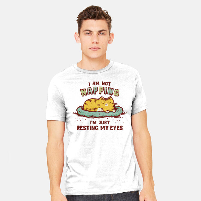 I'm Just Resting My Eyes-Mens-Heavyweight-Tee-kg07