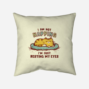 I'm Just Resting My Eyes-None-Removable Cover w Insert-Throw Pillow-kg07