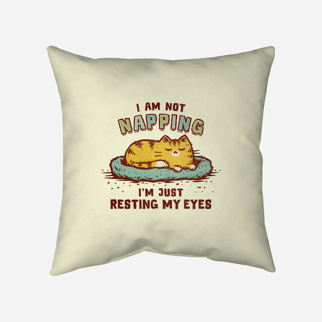 I'm Just Resting My Eyes-None-Removable Cover w Insert-Throw Pillow-kg07