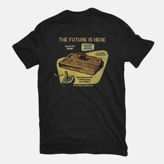 The Future Is Here-Womens-Fitted-Tee-kg07