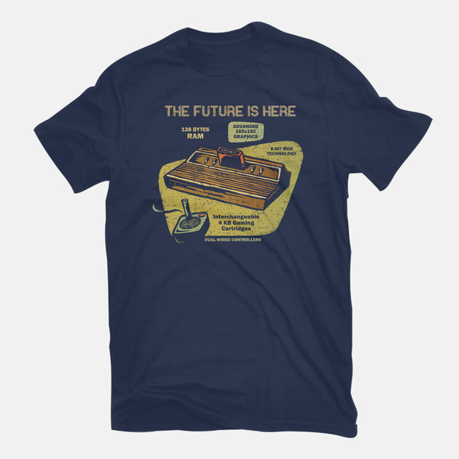 The Future Is Here-Womens-Fitted-Tee-kg07