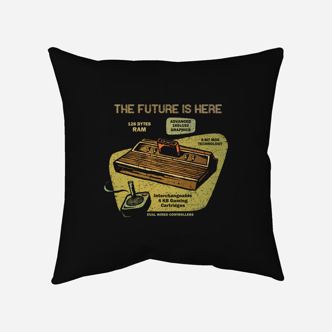 The Future Is Here-None-Removable Cover w Insert-Throw Pillow-kg07