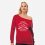 Red Ryder Air Rifle-Womens-Off Shoulder-Sweatshirt-kg07