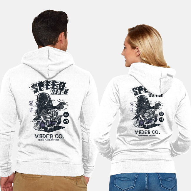 Speed Sith-Unisex-Zip-Up-Sweatshirt-Arinesart