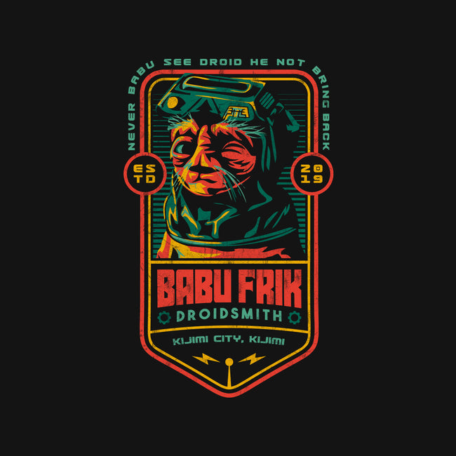 Babu Frik Droidsmith-Womens-Off Shoulder-Sweatshirt-Arinesart