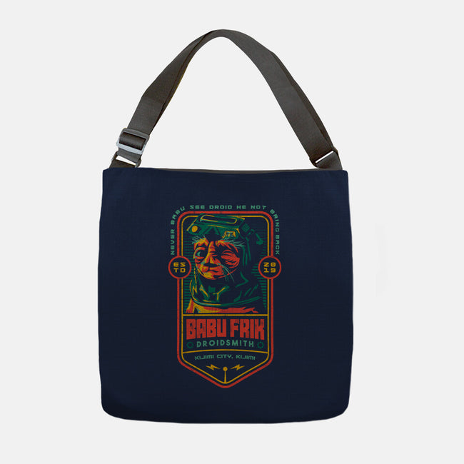 Babu Frik Droidsmith-None-Adjustable Tote-Bag-Arinesart