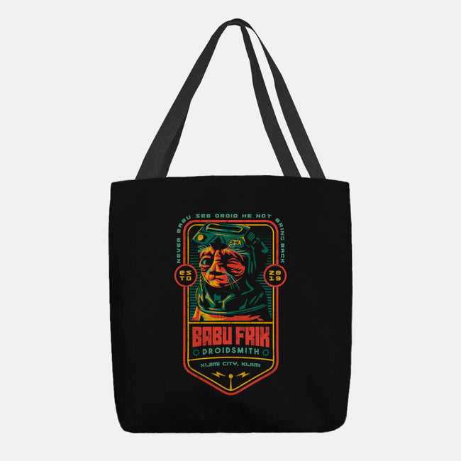 Babu Frik Droidsmith-None-Basic Tote-Bag-Arinesart