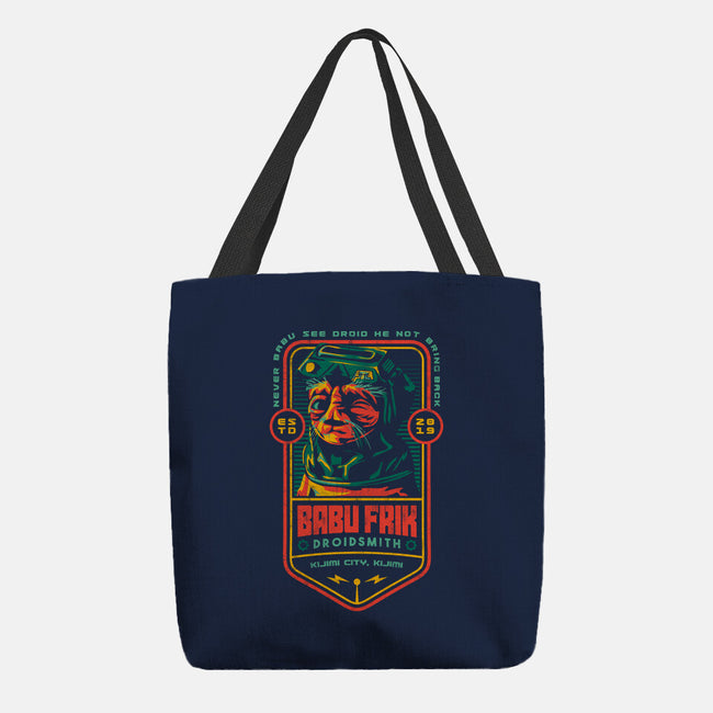 Babu Frik Droidsmith-None-Basic Tote-Bag-Arinesart