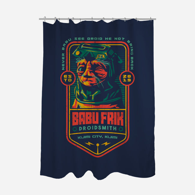 Babu Frik Droidsmith-None-Polyester-Shower Curtain-Arinesart