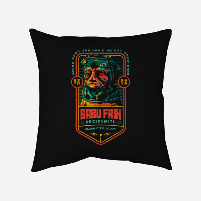 Babu Frik Droidsmith-None-Removable Cover w Insert-Throw Pillow-Arinesart